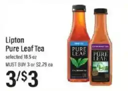 Lowes Foods Lipton pure leaf tea offer