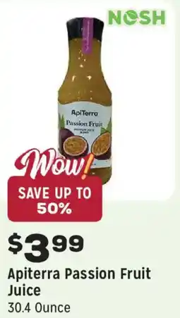 Grocery Outlet Apiterra Passion Fruit Juice offer