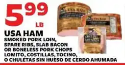 Sedano's Usa Ham Smoked Pork Loin, Spare Ribs, Slab Bacon Or Boneless Pork Chops offer