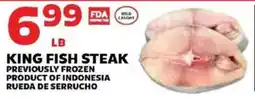 Sedano's King Fish Steak offer