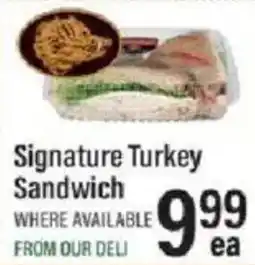 Lowes Foods Signature Turkey Sandwich offer