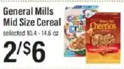 Lowes Foods General Mills mid size cereal offer