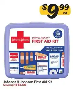 Winn Dixie Johnson & Johnson First Aid Kit offer