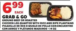Sedano's Grab & Go Ground Beef Or Roasted Chicken Leg Quarter offer