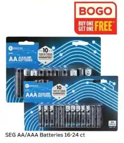 Winn Dixie Seg AA/AAA Batteries offer
