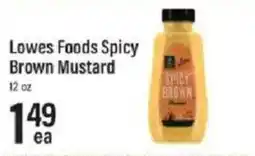 Lowes Foods Lowes Foods Spicy Brown Mustard offer