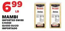 Sedano's Mambi imported swiss cheese offer