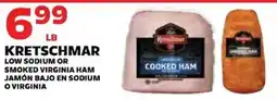Sedano's Kretschmar cooked ham offer