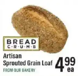 Lowes Foods Bread Crumb Artisan Sprouted Grain Loaf offer