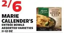 Sedano's Marie Callender's entrée bowls offer