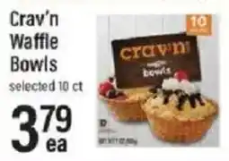 Lowes Foods Crav'n Waffle Bowls offer