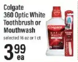 Lowes Foods Colgate 360 Optic White Toothbrush or Mouthwash offer