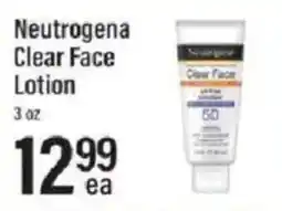 Lowes Foods Neutrogena clear face lotion offer