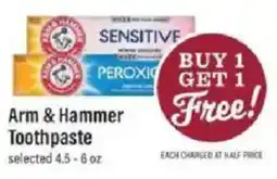 Lowes Foods Arm & Hammer Toothpaste offer