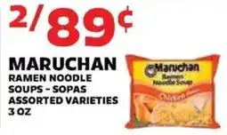 Sedano's Maruchan ramen noodle soups offer