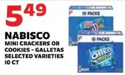 Sedano's Nabisco mini crackers or cookies - galletas offer