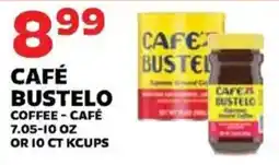 Sedano's Cafe Bustelo coffee offer