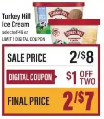 Lowes Foods Turkey Hill ice cream offer
