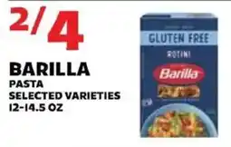 Sedano's Barilla pasta selected varieties offer