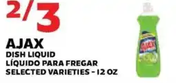 Sedano's Ajax dish liquid offer