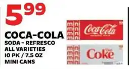 Sedano's Coca-Cola soda offer