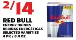 Sedano's Red Bull energy drinks offer