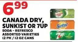 Sedano's Canada Dry, Sunkist or 7up soda offer