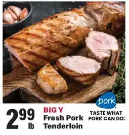 Big Y Big Y Fresh Pork Tenderloin offer