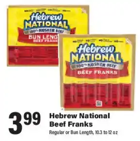 Hebrew National Beef Franks