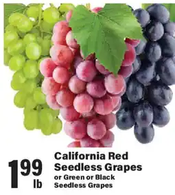 Big Y California Red Seedless Grapes offer