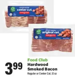 Big Y Food Club Hardwood Smoked Bacon offer