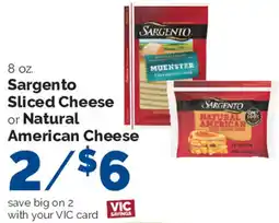 Harris Teeter Sargento sliced cheese or natural american cheese offer