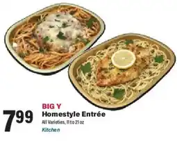 Big Y Big Y Homestyle Entrée offer