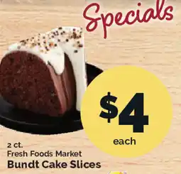 Harris Teeter Fresh Foods Market Bundt Cake Slices offer