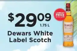ShopRite Dewars White Label Scotch offer