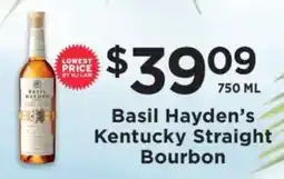 ShopRite Basil Hayden's Kentucky Straight Bourbon offer