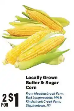 Big Y Locally Grown Butter & Sugar Corn offer