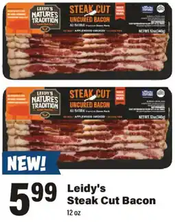 Big Y Leidy's Steak Cut Bacon offer