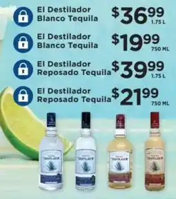 ShopRite El Destilador Blanco Tequila offer