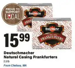 Big Y Deutschmacher natural casing frankfurters offer