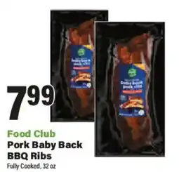 Big Y Food Club Pork Baby Back BBQ Ribs offer