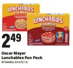 Big Y Oscar Mayer Lunchables Fun Pack offer