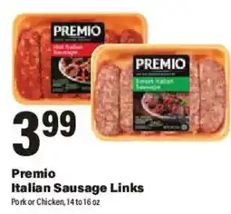 Big Y Premio Italian Sausage Links offer