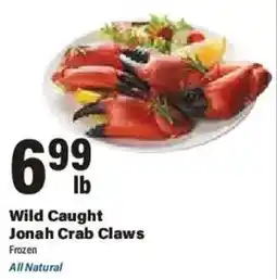 Big Y Wild Caught Jonah Crab Claws offer