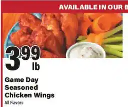 Big Y Game Day Seasoned Chicken Wings offer