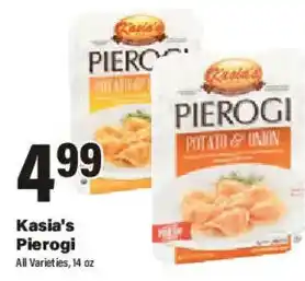 Big Y Kasia's Pierogi offer