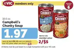 Harris Teeter Campbell's Chunky Soup offer