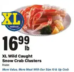 Big Y XL Wild Caught Snow Crab Clusters offer