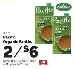 Harris Teeter Pacific Organic Broths offer