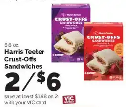 Harris Teeter Harris Teeter Crust-Offs Sandwiches offer